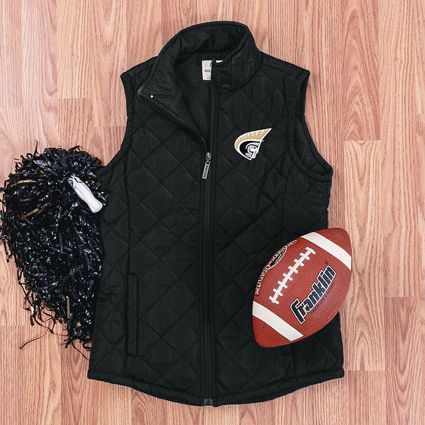 anderson puffer vest flatlay