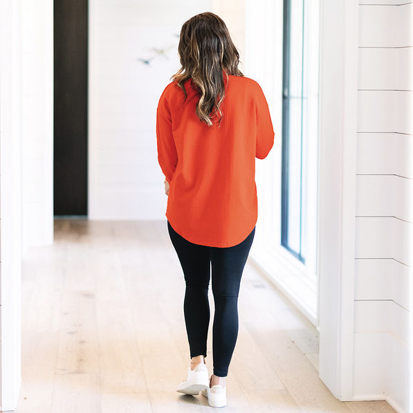 illinois quarter zip sweatshirt back view