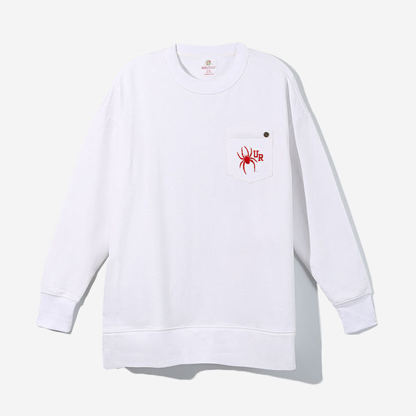 Richmond Spiders Crewneck Sweatshirt in White