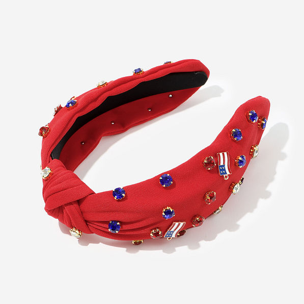 Americana Headband White Background