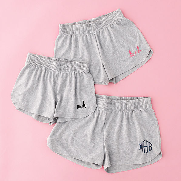 trio boxer shorts on pink background