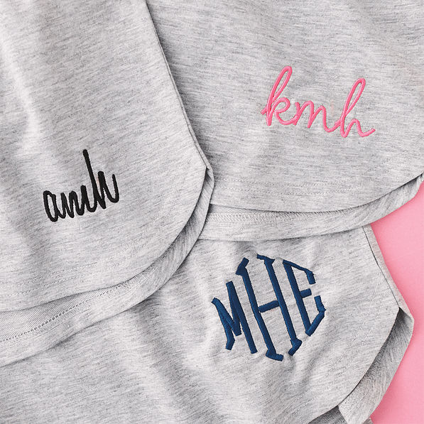 heathered grey boxer shorts up close