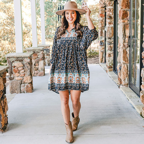 Puff Sleeve Dress