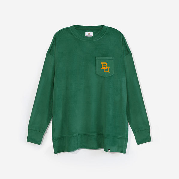 Baylor Bears Softspun Sweatshirt in Hunter Green