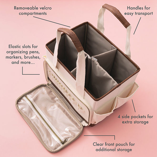 Monogrammed Craft Caddy