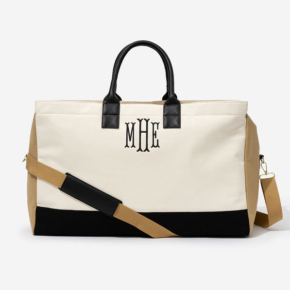 Monogrammed Upscale Weekender