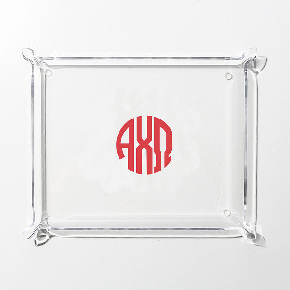 Alpha Chi Omega Acrylic Tray | Marleylilly