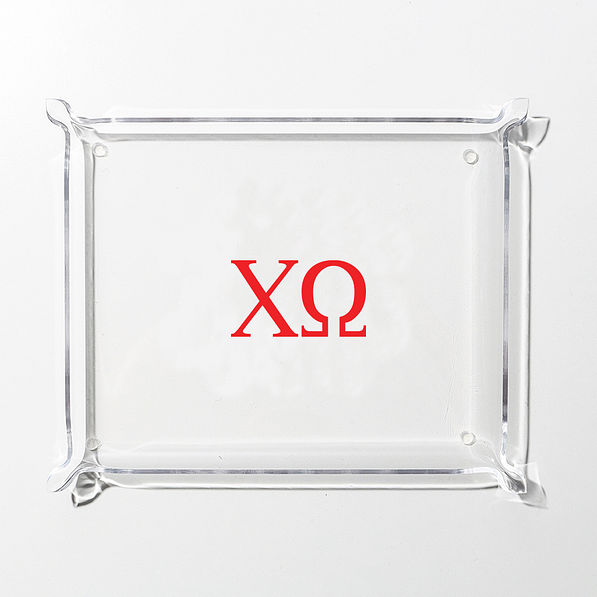 Chi Omega Acrylic Tray | Marleylilly