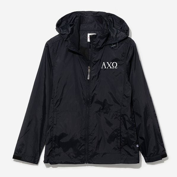 Alpha Chi Omega Lightweight Rain Jacket