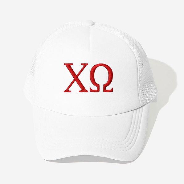 Chi Omega Trucker Hat