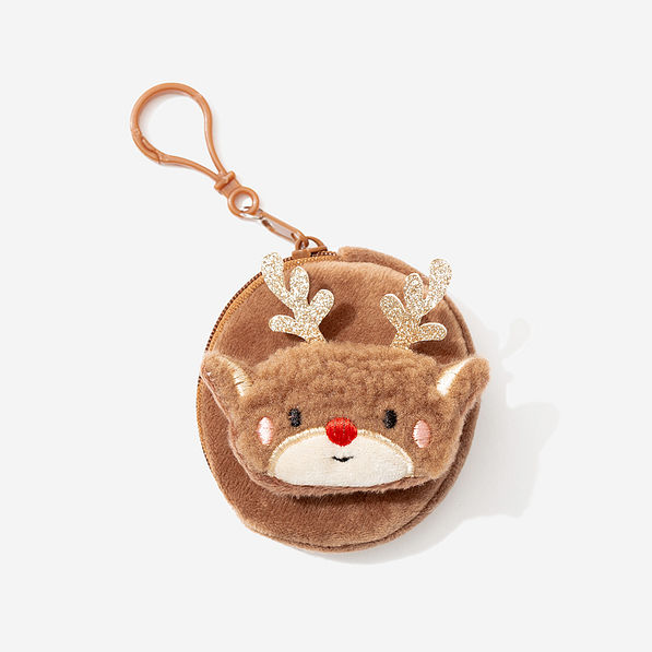 Holiday Bag Charm in Reindeer