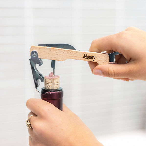 natural wine bottle opener opening wine bottle