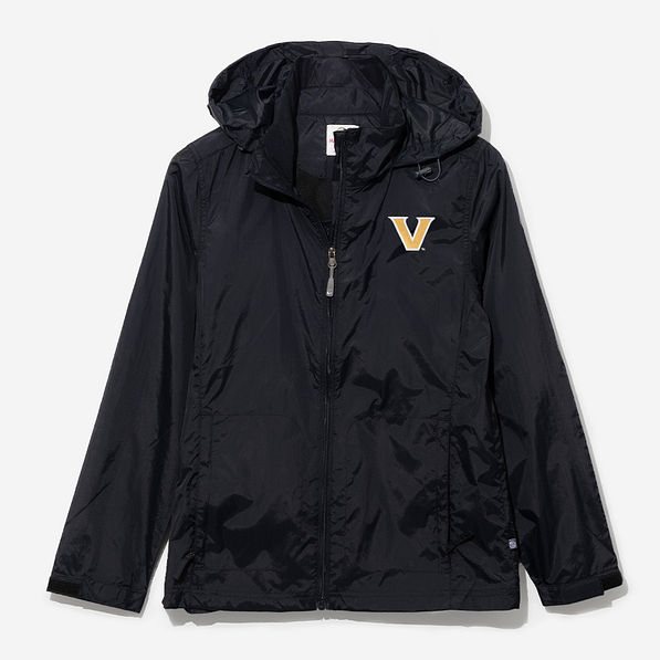 Vanderbilt Commodores Black Rain Jacket