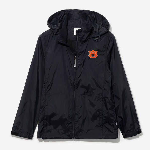 Auburn Tigers Black Rain Jacket