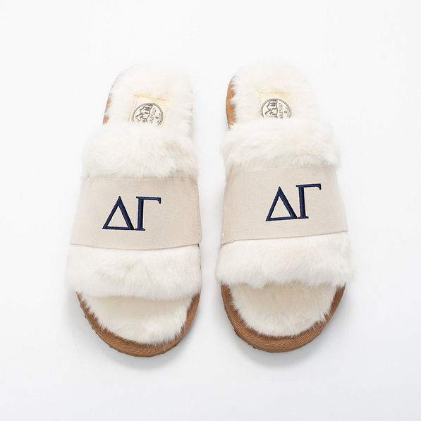 delta gamma fuzzy slippers