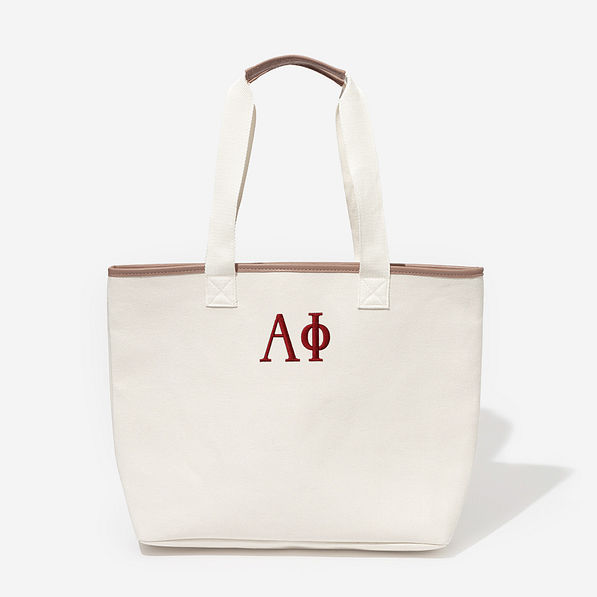 alpha phi tote bag