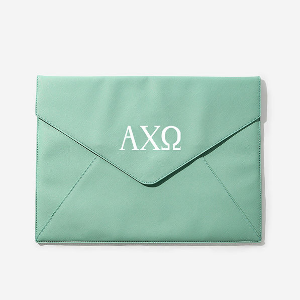 Alpha Chi Omega Envelope Laptop Case