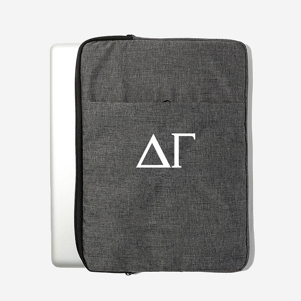 Black Delta Gamma Laptop Sleeve