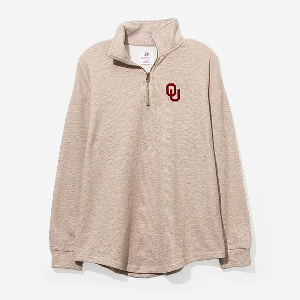Oklahoma Sooners Heathered Fleece Pullover WBG