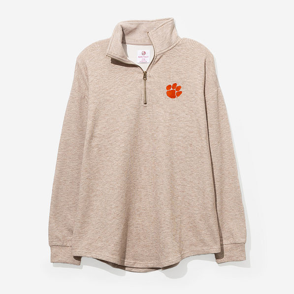 Clemson Tigers Heathered Fleece Pullover