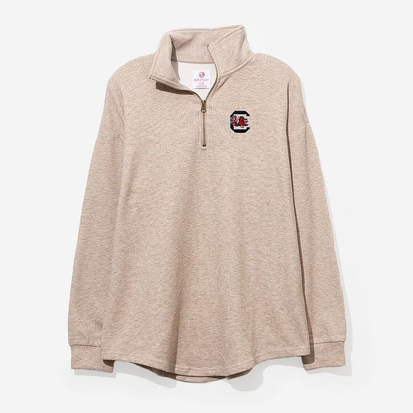 South Carolina Gamecocks Heathered Fleece Pullover