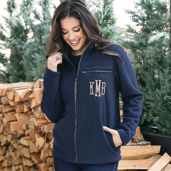Monogrammed Field Fleece Jacket