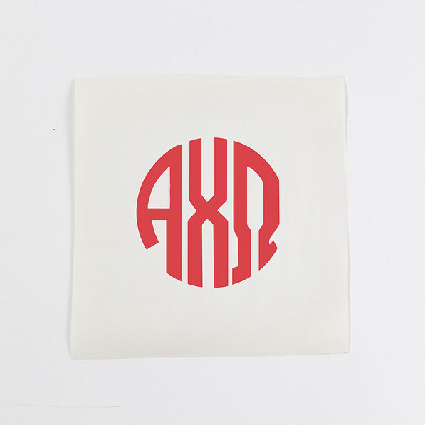 Alpha Chi Omega decorative decal