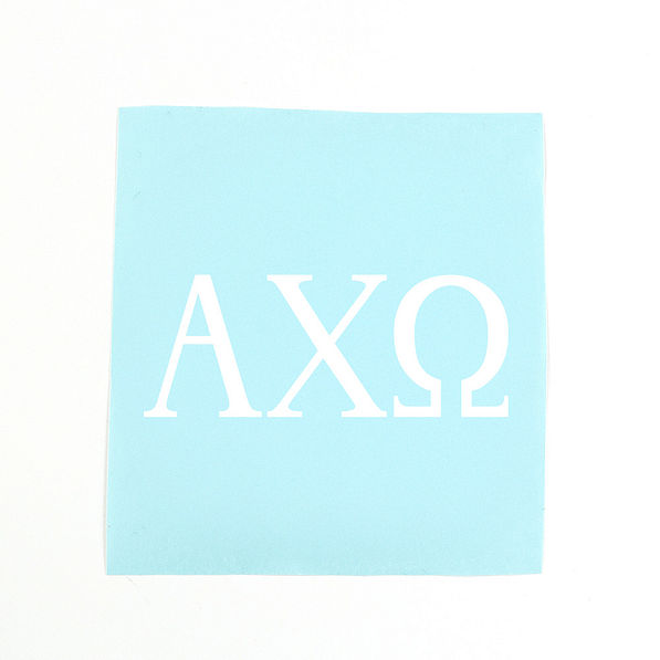 Alpha Chi Omega standard decal
