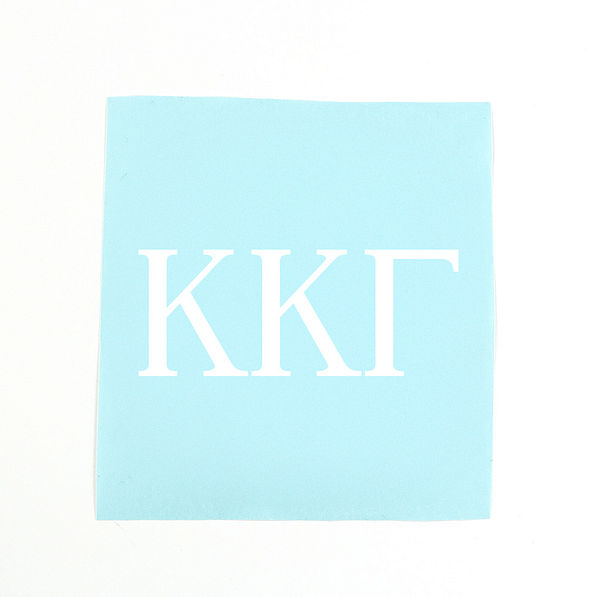 Kappa Kappa Gamma standard decal