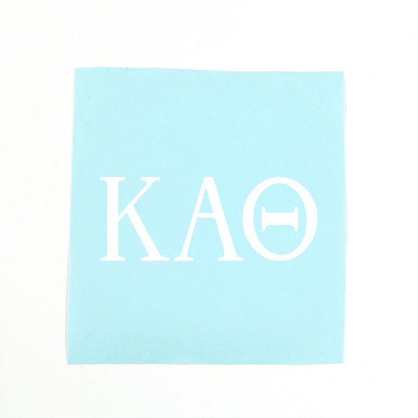 Kappa Alpha Theta standard decal