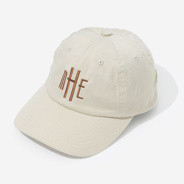 monogrammed vintage wash baseball hat in stone