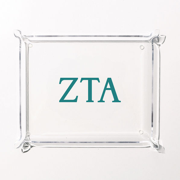 zeta tau alpha acrylic tray