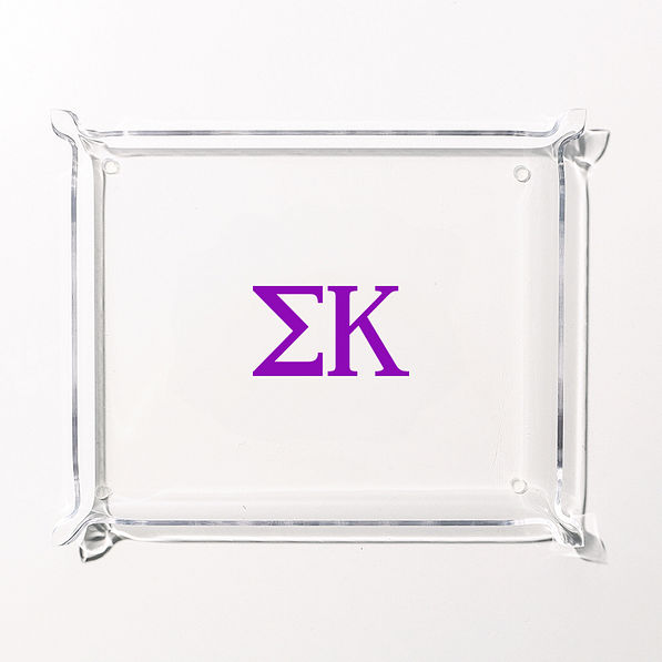 sigma kappa acrylic tray