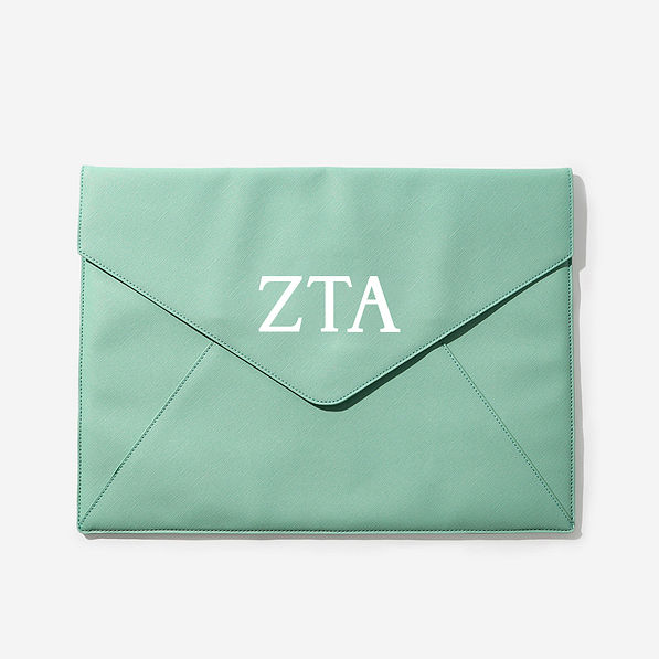 zeta tau alpha envelope laptop case
