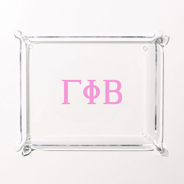 Gamma Phi Beta Acrylic Tray | Marleylilly