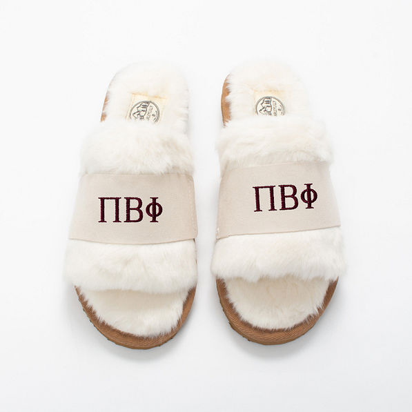 Pi Beta Phi Fuzzy Slippers