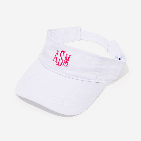Personalized Visor in White