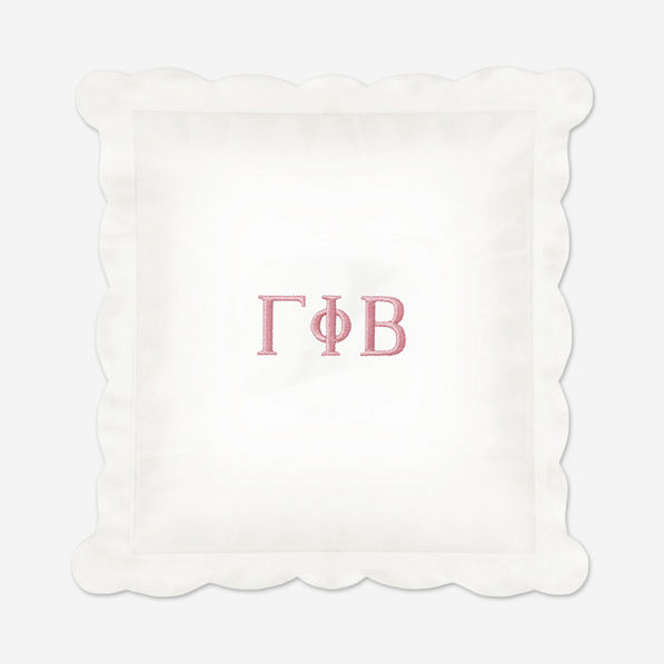 Gamma Phi Beta Pillow Sham | Monogrammed Sorority Pillow