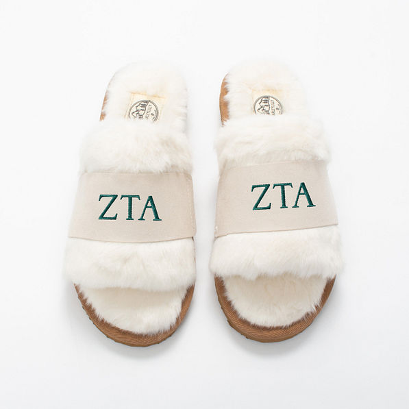 zeta tau alpha fuzzy slippers