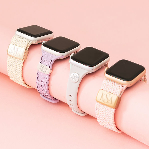 Monogrammed Watch Band