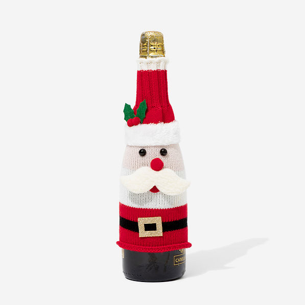 Santa Wine Bottle Sweater