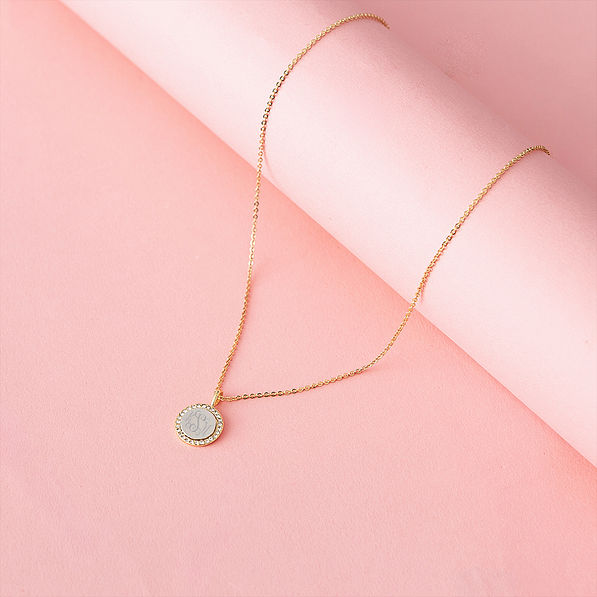 Personalized Pave Cable Necklace | Marleylilly