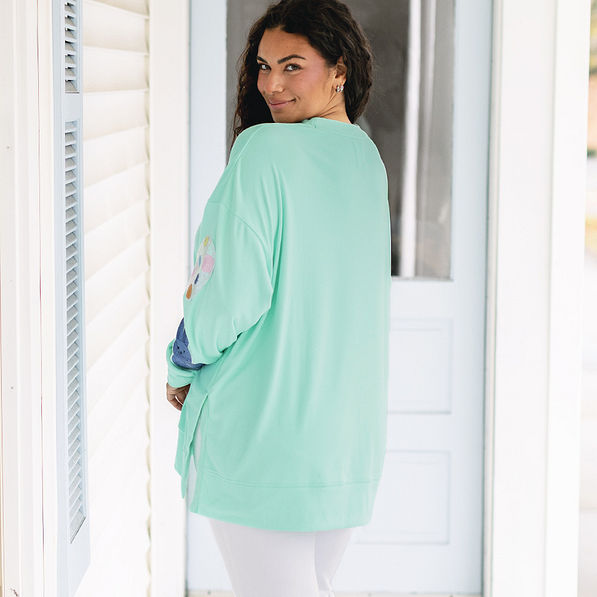 back of easter sweatshirt