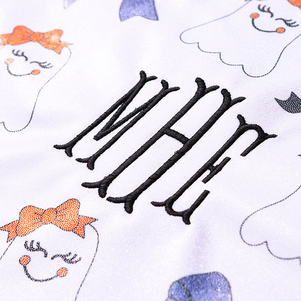 ghost halloween bag up close