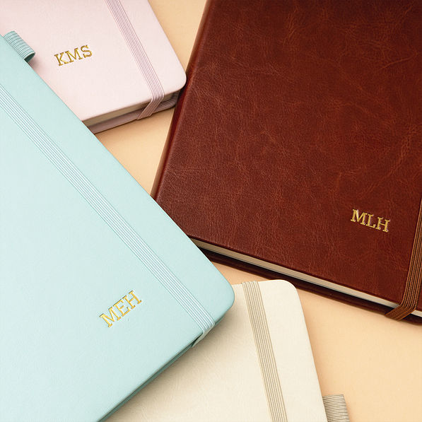 notebook group shot up close