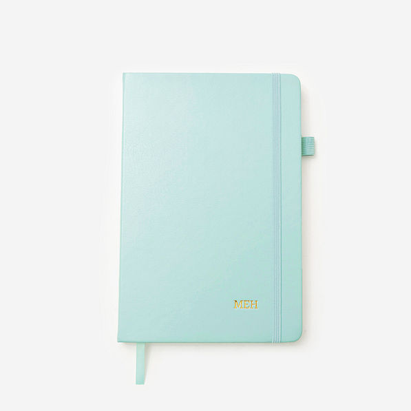 Personalized Notebook in Mint