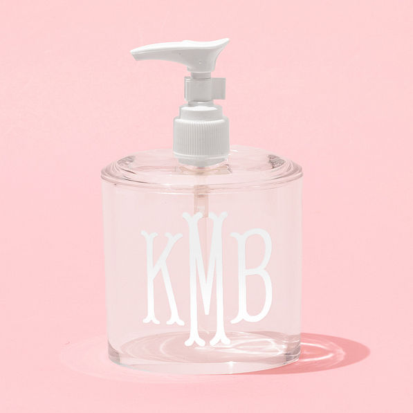 personalized soap dispenser