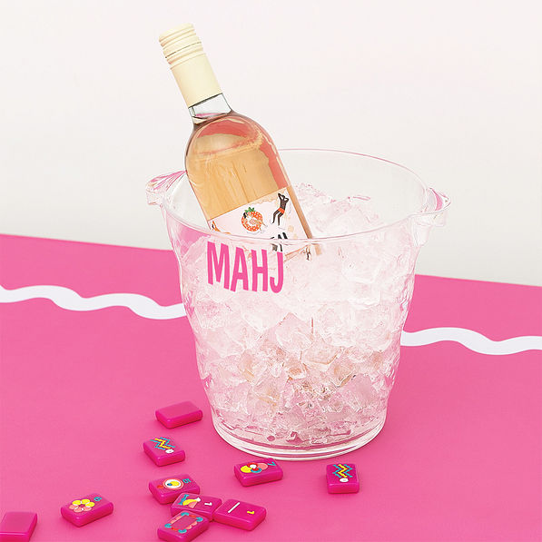 Personalized Wine Bucket Mahjong