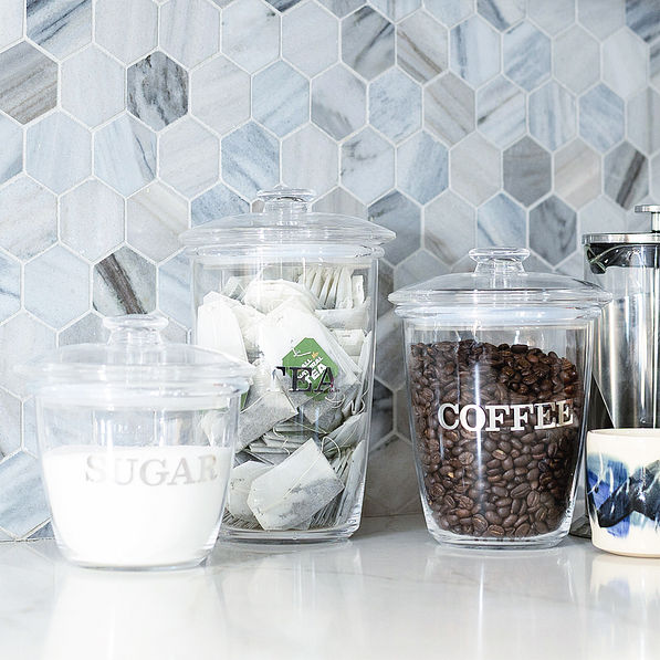 clear container trio