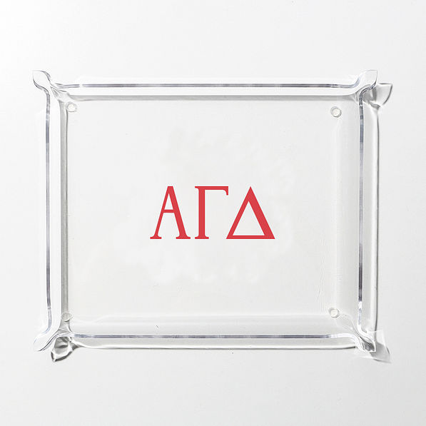 Alpha Gamma Delta Acrylic Tray